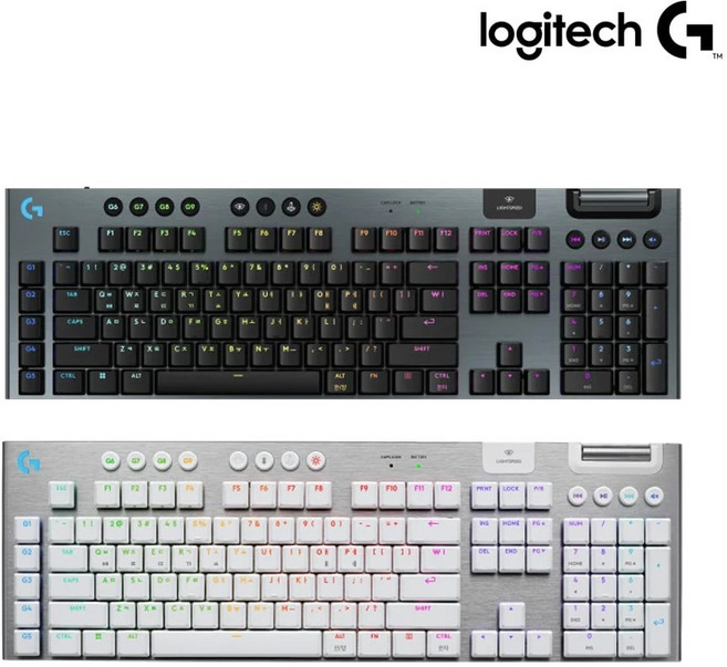 [로지텍코리아 정품] 로지텍G G915 X LIGHTSPEED 로지텍 무선 게이밍 키보드, 갈축, 텍타일 화이트