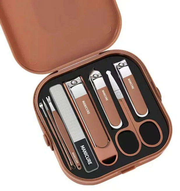 저스트두잇 손톱깎이 풀세트, 1개, 브라운