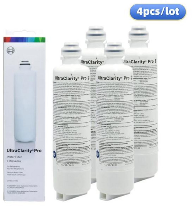 BORPLFTR50BORPLFTR55RA용 Bosch UltraClarity Pro 냉장고 정수 필터 교체 450022 12033030, 03 4PCS, 01 CHINA