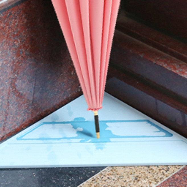 물흡수 우산 빗물 받침 신발장 현관 원룸 우산거치대 건조대, 규조토우산꽃이블루, 규조토우산꽃이블루