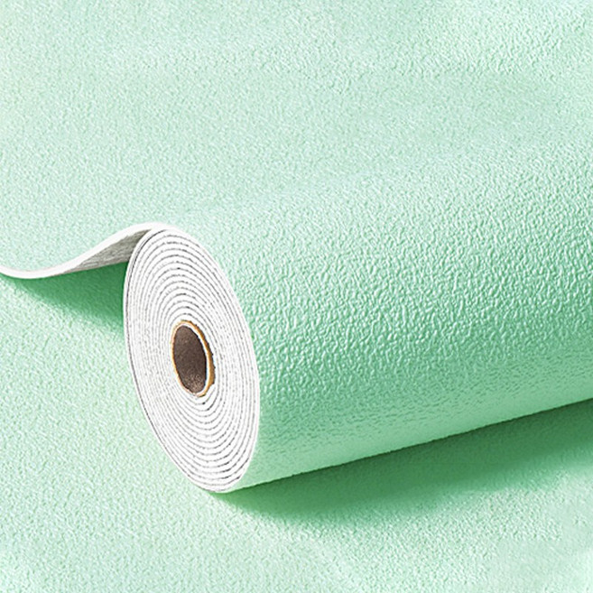 방일 강력 접착형 규조 머드 시트지 방수방습방곰팡이 3D벽지 단열 시트지, 녹색
