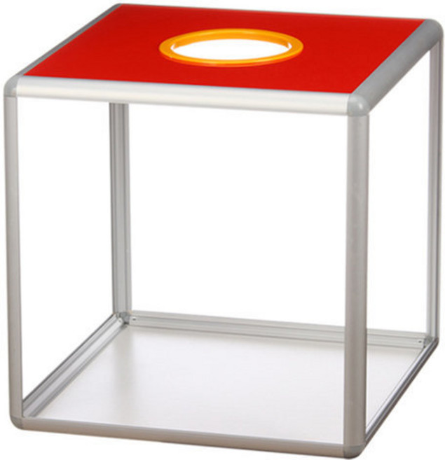 옆면투명 추첨함 40cm 특대형 럭키박스 박스 이벤트, 1개