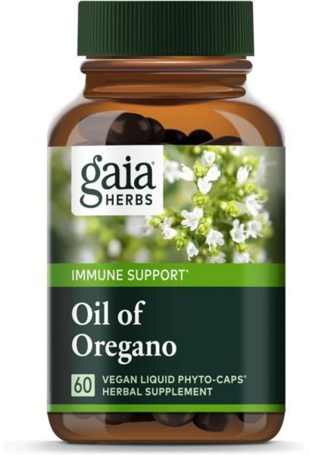 Gaia Herbs 가이아 허브 오레가노 오일 60 lvcaps, 60개 (1팩), 표준 포장, 1개, 60정 - 쿠팡