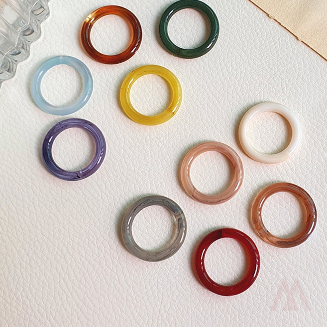 901M 마블 반지 세트 스타일반지 실버터키석반지 5개셋트