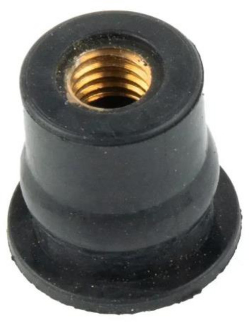 10PCS 오토바이 M6 고무 잘 너트 윈드 스크린 페어링 모토 사이클 나사 볼트 액세서리 댐퍼 패널 장착 6mm, 01 CHINA