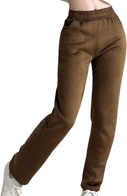 로로스키니 여성 양털 기모 골덴 바지 방한 밴딩팬츠