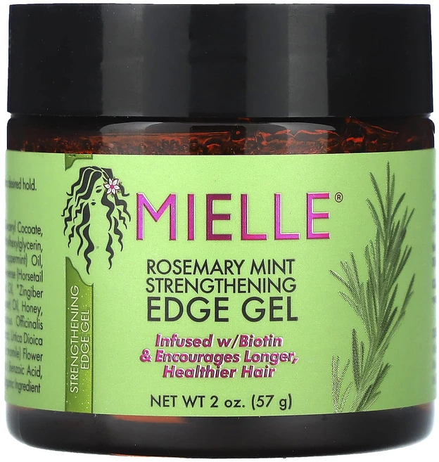 Mielle 로즈메리 민트 강화 엣지 젤 57g(2oz), Mielle 로즈메리 민트 강화 엣지 젤 57g2oz, 57g, 1개 - 쿠팡