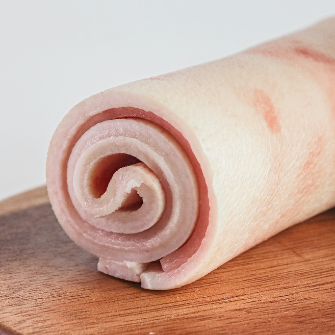 도담신선육 한돈 A급 손질 돼지껍데기 (냉동) 2kg, 1개