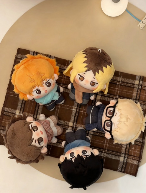 하이큐 카게야마 토비오 히나토 소요 츠키시마 케이 코즈메 켄마 오이카와 토오루 인형, 1개, 1cm