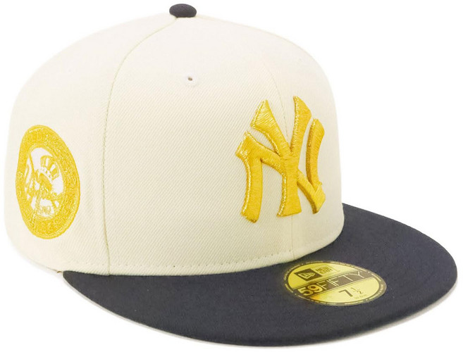 (new era) ONSPOTZ 59FIFTY NY 7 34 2-TONE SIDE PATCH MLB NEW YORK YANKEES 뉴 에라 뉴 에라 캡