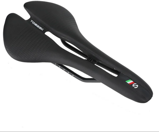 로드자전거안장 경량 183g 자전거안장 전립선자전거안장(양말 증정), 블랙