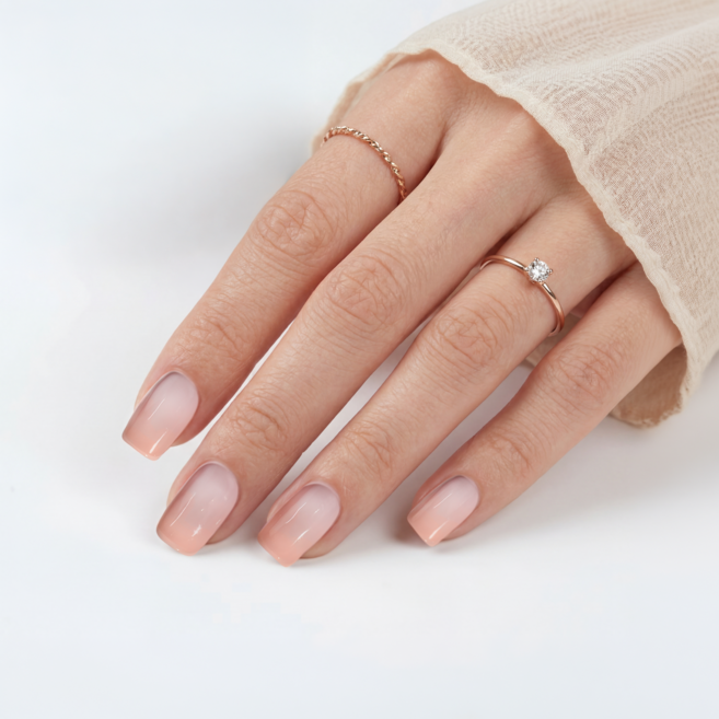 그레나 셀프 젤네일 스티커 네일팁 세트 그라데이션, 1개, 피치 밀크