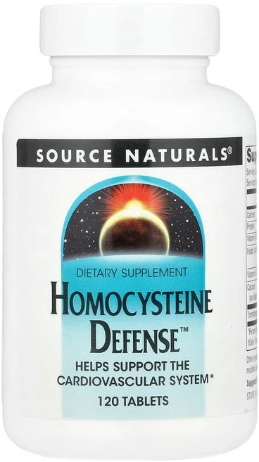 소스내츄럴스 호모싸이스테인 디펜스 글루텐 프리 무설탕 타블렛, 1개, 120정 - 쿠팡