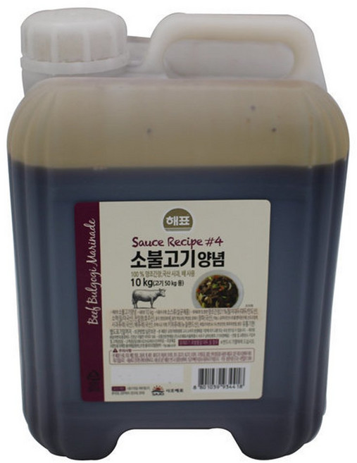 사조해표 소불고기양념 10kg /배송, 1개