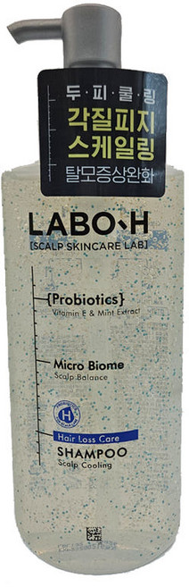 라보에이치 샴푸 두피쿨링, 400ml, 1개