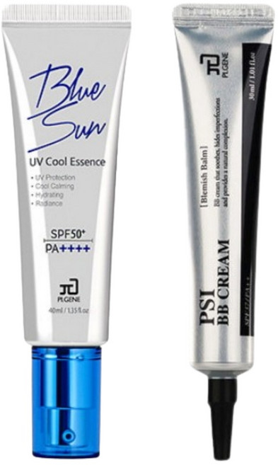 파이온텍 파이진 블루 선 UV 쿨 에센스40ml+PSI 비비크림30ml, 1개