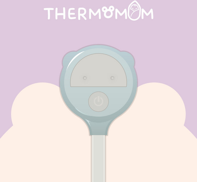 써모맘 신생아 아기 체온계 선물 용품 출산선물 결혼선물 피버링하는 피버매니저 육아필수템, 1개