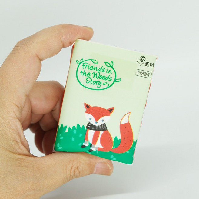 토미 포켓 미니 티슈 3겹 10매 30개 여행용 휴대용, 혼합색상