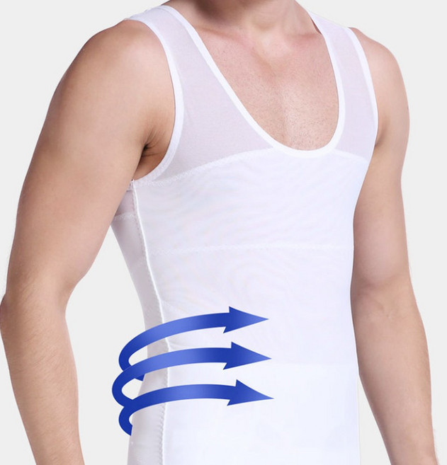 주니톡 남자 보정속옷 뱃살보정 보정나시 여유증 커버