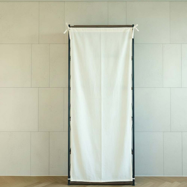 유스몰 행거 책장 천 패브릭 가리개