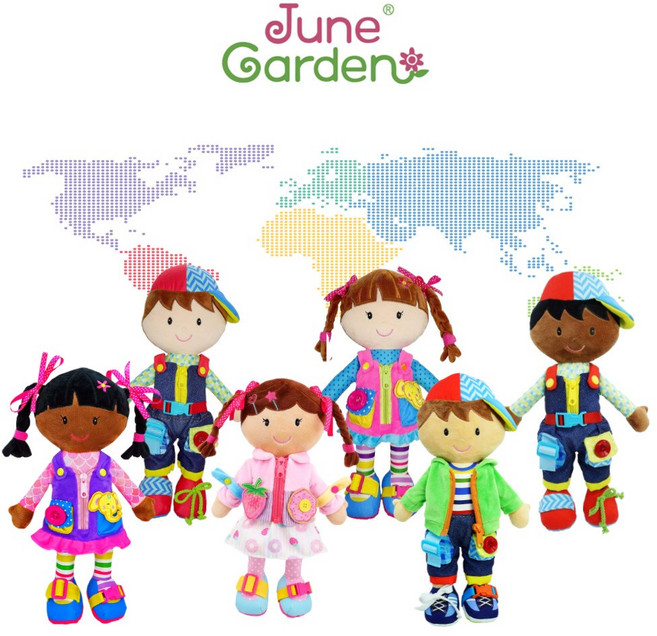 어나더토이 다문화인형 흑인백인황인 6종세트 다문화 수업 어린이집 평가인증 유치원 교육용 교구 KC인증, 1개