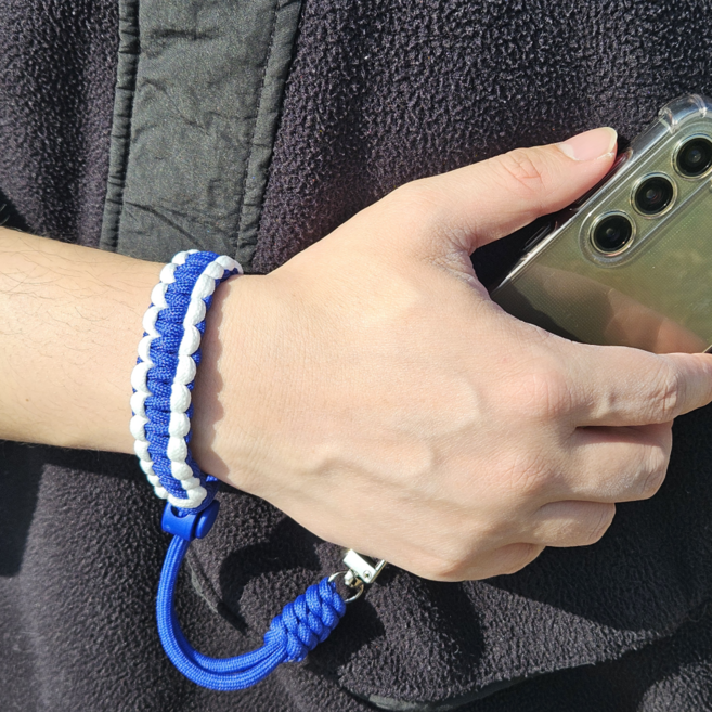 유럽여행필수품 핸드폰 소매치기방지스트랩 해외여행필수템 도난방지, 네이비, 1개