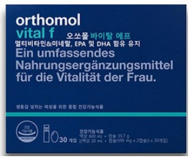 오쏘몰 바이탈 F 여성용 멀티비타민, 1개, 30회분