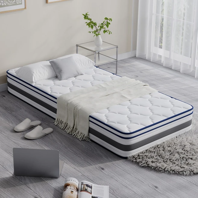 Olyzion 호텔급 독립스프링 무소음 매트리스 바닥/침대 겸용, 25cm, 중간 - 쿠팡