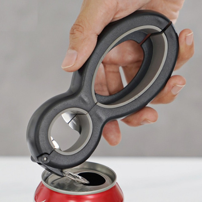 데일리공감 가제트 만능오프너 병따개 캔따개 쨈 비닐봉투 택배박스 오프너, 2개, 그레이