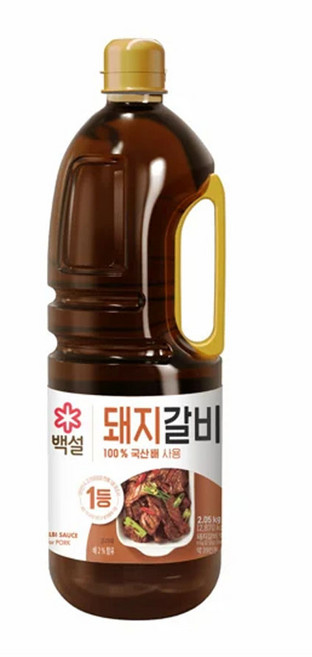 (실온)[백설]돼지갈비 양념장, 2.05kg, 3개