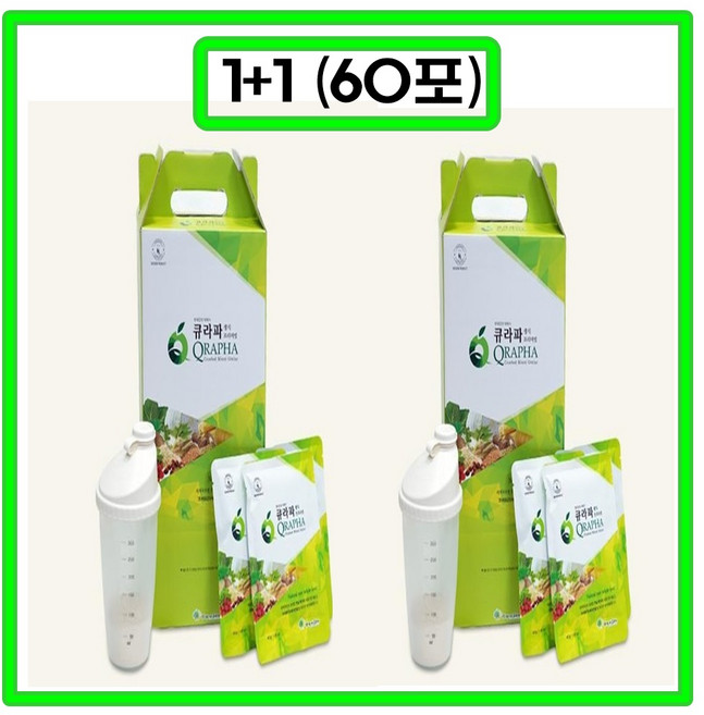 [1+1] 현대인 필수식 큐라파 생식 30포 임산부 건강식 식사대용 포만감 코셔마크