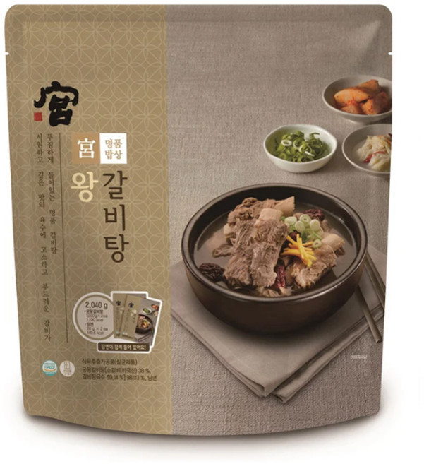 궁 왕갈비탕 (냉동), 단품, 2.04kg, 1개