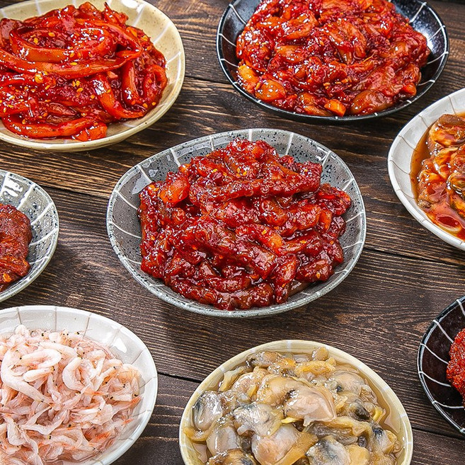 광천 젓갈선물세트 밥도둑 감칠맛 최상의 맛!, 4개, 500g