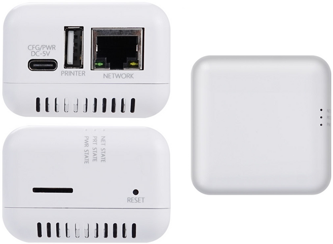 USB 2.0 프린터 서버 1포트 프린트 네트워크 공유 프린트 서버, 1개