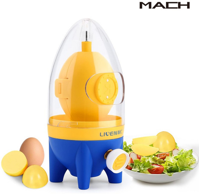 마하 MACH 로켓 에그 쉐이커 황금계란 에그 스피너, 1개