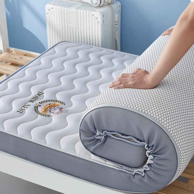 Tixpra 고밀도 매트리스 학생 기숙사 라텍스 매트리스 바닥 침대 토퍼