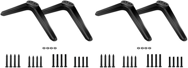 나사 포함 TCL TV 스탠드 다리 2X 스탠드 28 32 40 43 49 50 55 65 인치 TCL TV 다리 28D2700 32S321