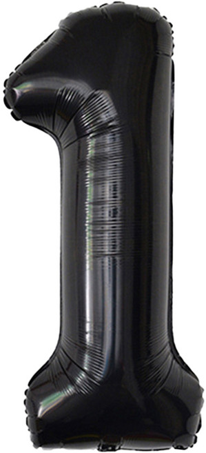 이벤트홀릭 초대형 숫자풍선 40인치 100cm, 1개, 블랙 1