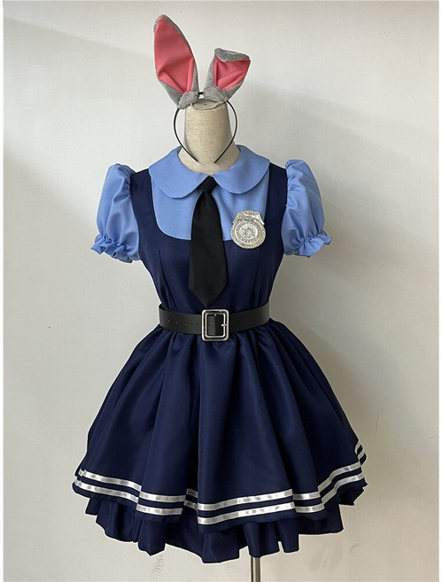 WULA 烏拉 動物方城市 哈茱蒂 警官造型服裝