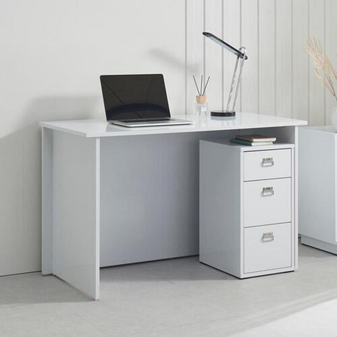 사무용 학생용 공부용 업무용 심플한 책상서랍세트 가정용 센터 사무책상 호텔, 화이트