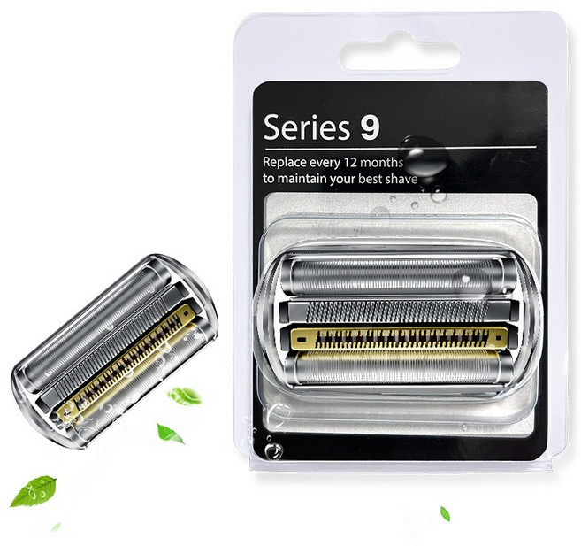 브라운 시리즈9 프로 호환 면도기 헤드 94M (9290/9280 호환), 실버, 1개