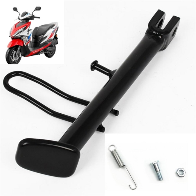 오토바이 자전거 킥 스탠드 사이드 피트 주차 랙 풋 프레임 혼다 엘리트 125 2017 2018 2019 50530-K69-C00, [01] Full set