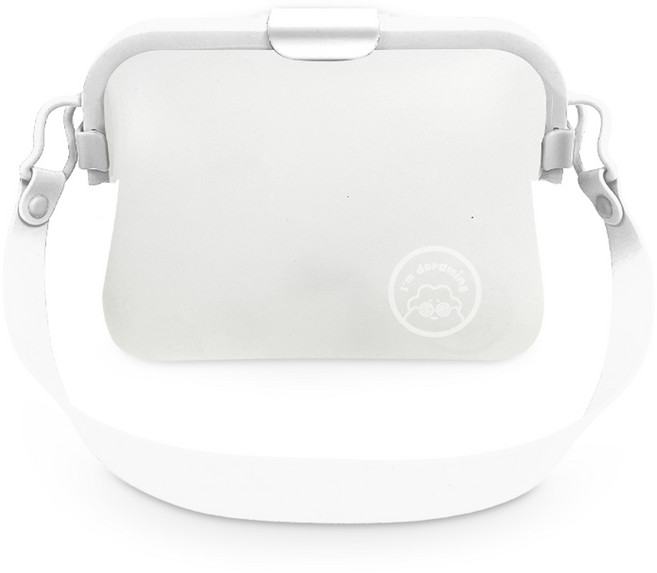 도파밍 모찌백 플러스 수영장 방수 실리콘 파우치 가방, S사이즈, 밀키 화이트