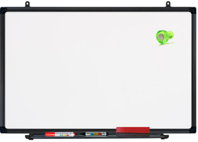 영남칠판 자석 화이트보드 40x30~90x60cm, 블랙알루미늄