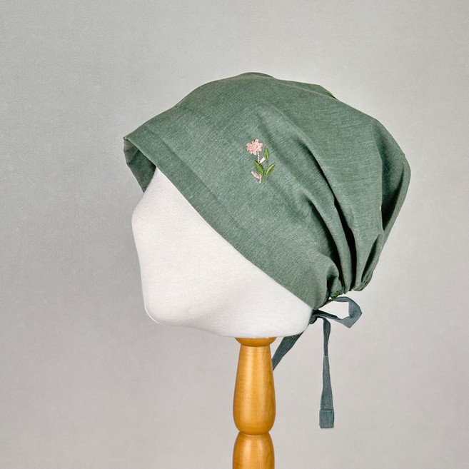 플러스햇 민들레 면 밴딩 두건 중년여성 BDNS-CA2502