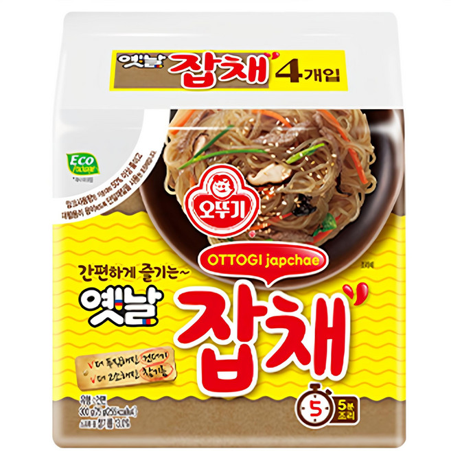 오뚜기옛날 잡채 75g, 4개