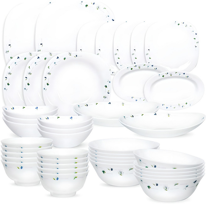 보르미올리 유로피안 카모마일 10인 홈 식기세트 40p, 혼합색상, 식기 40p, 1세트