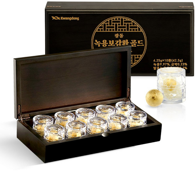 광동 발효녹용 녹용보감환 골드 침향환 침향단 경옥고 공진단, 2박스, 42.5g