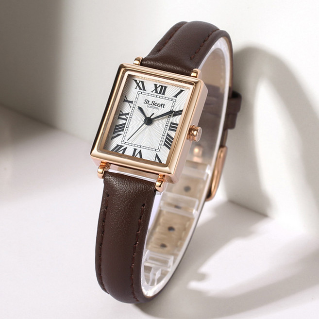[세인트스코트] 세크레토 여성 가죽 손목시계 / ST5502F