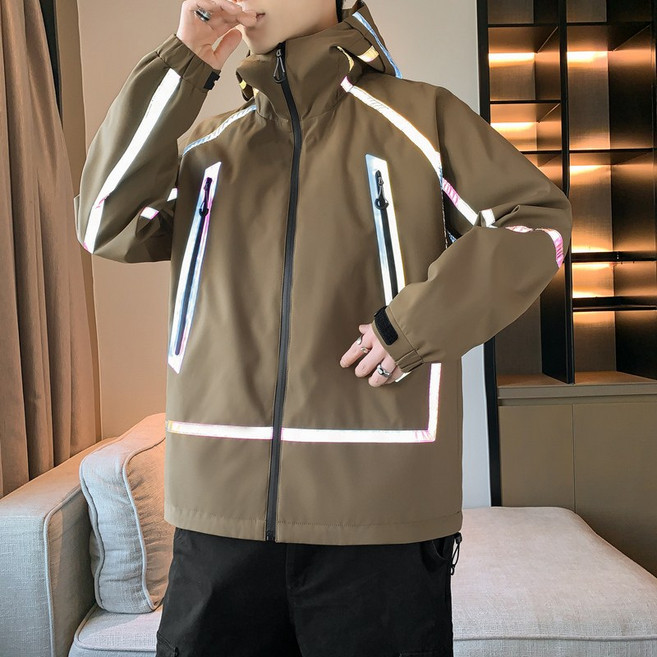 情侶款寬鬆百搭休閒夾克外套